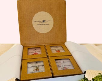 Summer Soap Gift Box:  Handcrafted Soap , Natural Artisan Soaps, Variety Scents