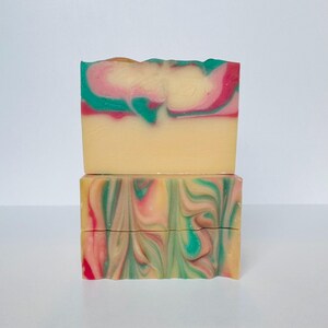 Paradise Peach Soap Bar | Natural Handmade Soap | Natural Cold Process Soap | Artisan Soap | Gift For Her