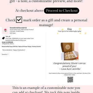 Handcrafted Soap Gift Box: Natural Artisan Soaps, Variety Scents Bild 7