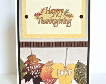 AUTUMN/THANKSGIVING Greeting Card - Blank Inside