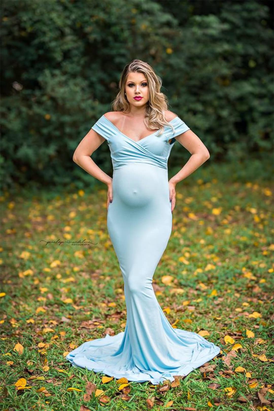 Fitted Maternity Dress/ Maternity Dress for Photoshoot - Etsy