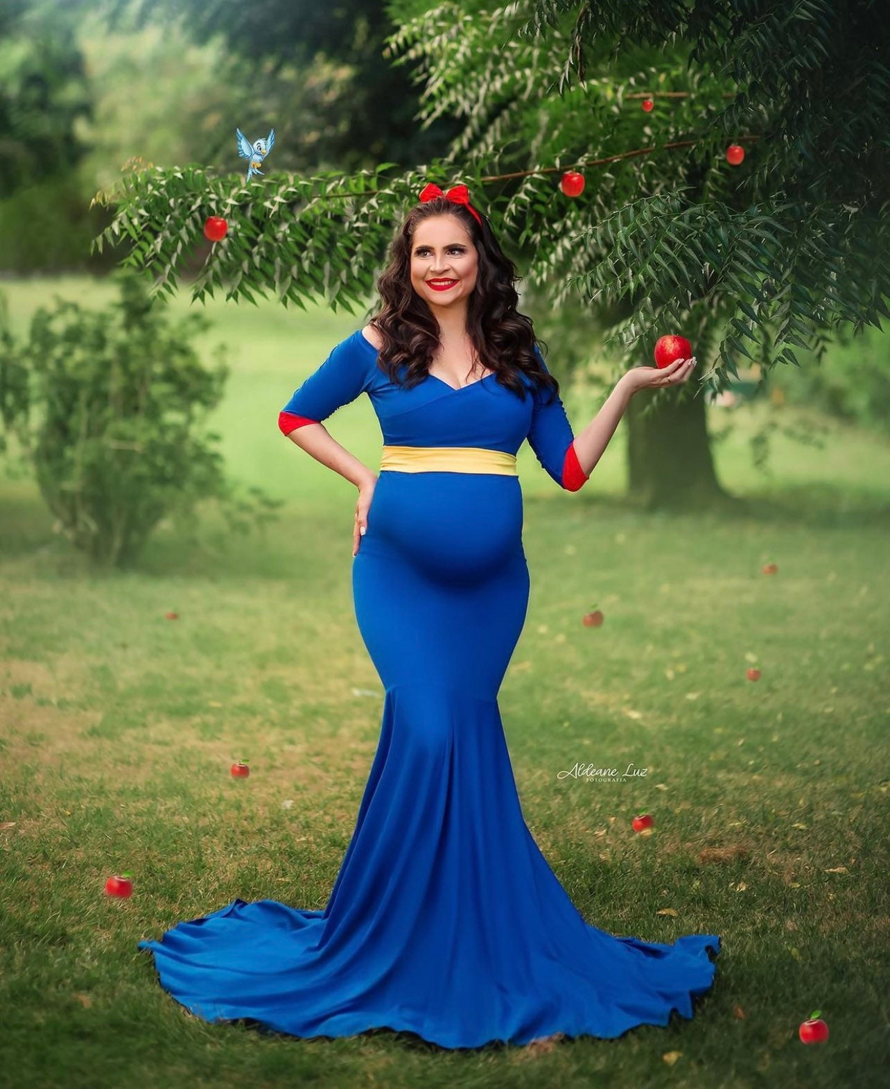Disney princess maternity gown long maternity gown maternity gown for photoshoot