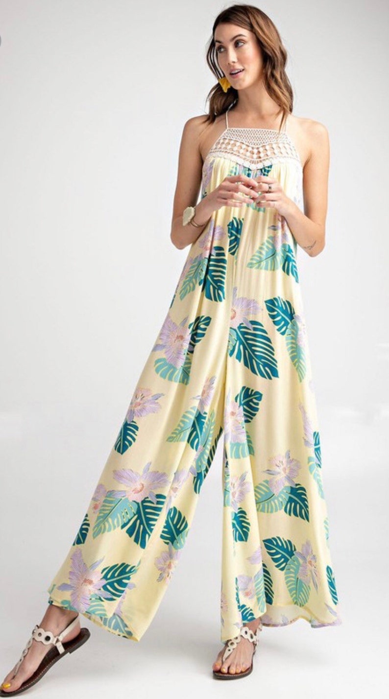 Bohemian jumpsuit boho jumpsuit dress floral jumpsuit Etsy 日本