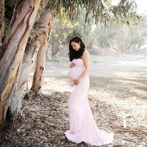 Maternity dress, baby shower dress, long maternity dress, fitted long maternity dress