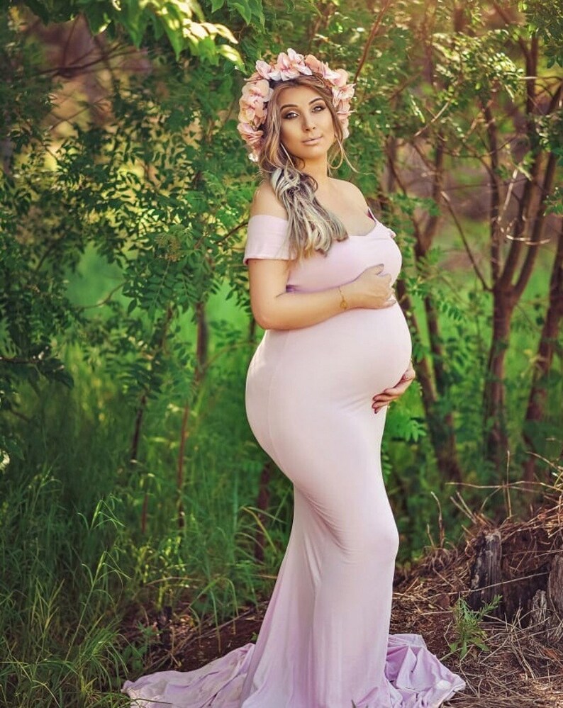 Maternity Dress for Photoshoot Maternity Gown Baby Shower Etsy