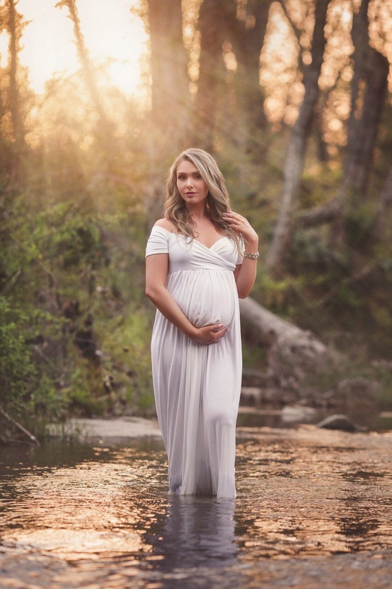 Betere Zwangerschaps jurk voor fotoshoot moederschap Gown lange | Etsy KD-57