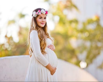 Maternity dress, long maternity dress, maxi maternity dress for photoshoot