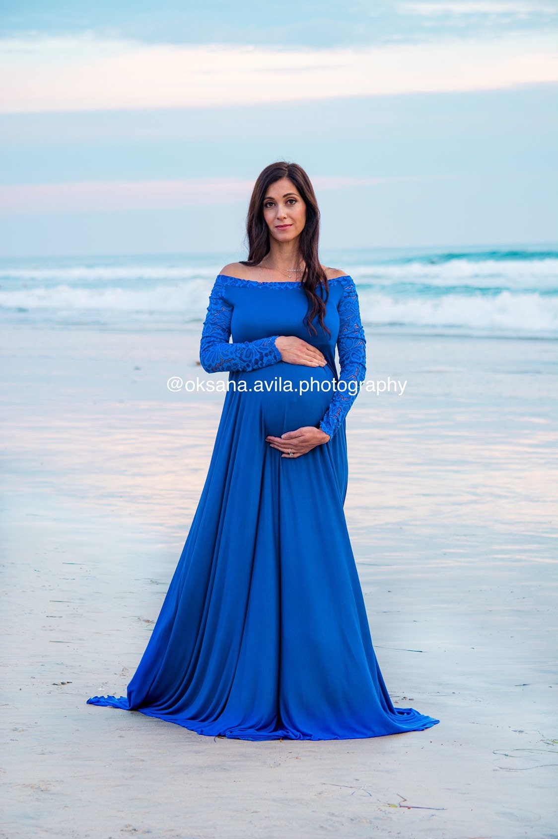 maternity dress royal blue lace, baby shower dress, long maternity dress, fitted long maternity dress maternity dress royal blue lace, baby shower dress, long maternity dress, fitted long maternity dress