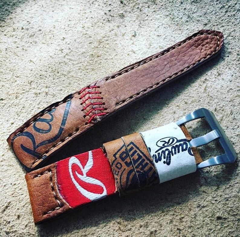 Baseball Glove Strap Any size Customizable N80 Leather Etsy