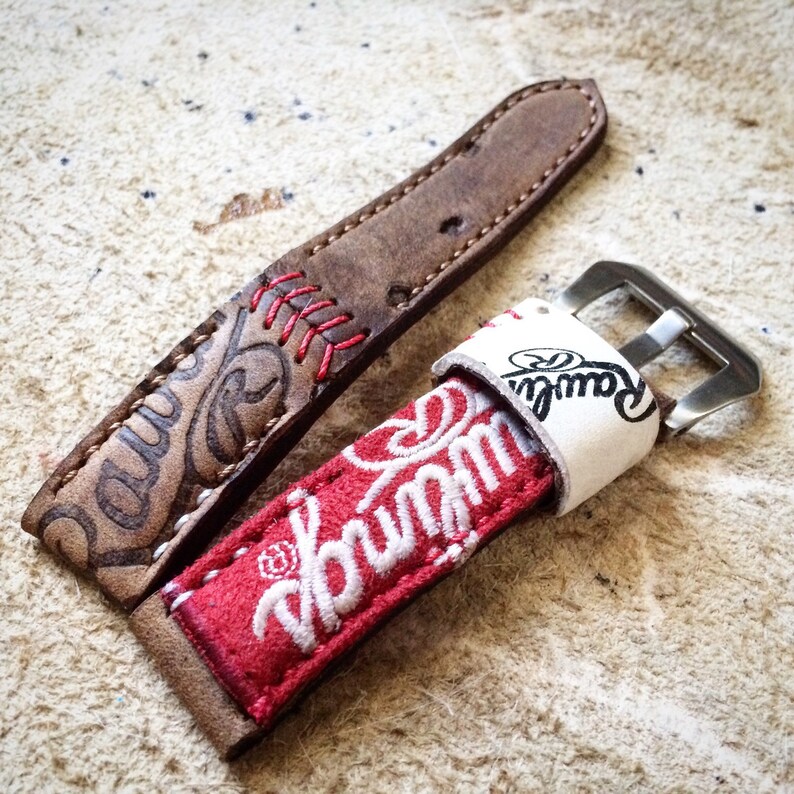 Baseball Glove Strap Any size Customizable N80 Leather Etsy