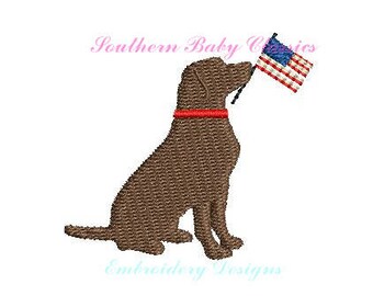 Labrador Lab Dog Mini Boy Design File For Embroidery Machine Etsy
