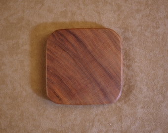 Beautiful Coaster in Yummy Spalted Cherry with Dark Chocolate Felt Bottom, Sold Individually