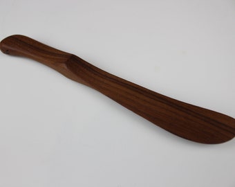 Long Cheese Knife in Black Walnut