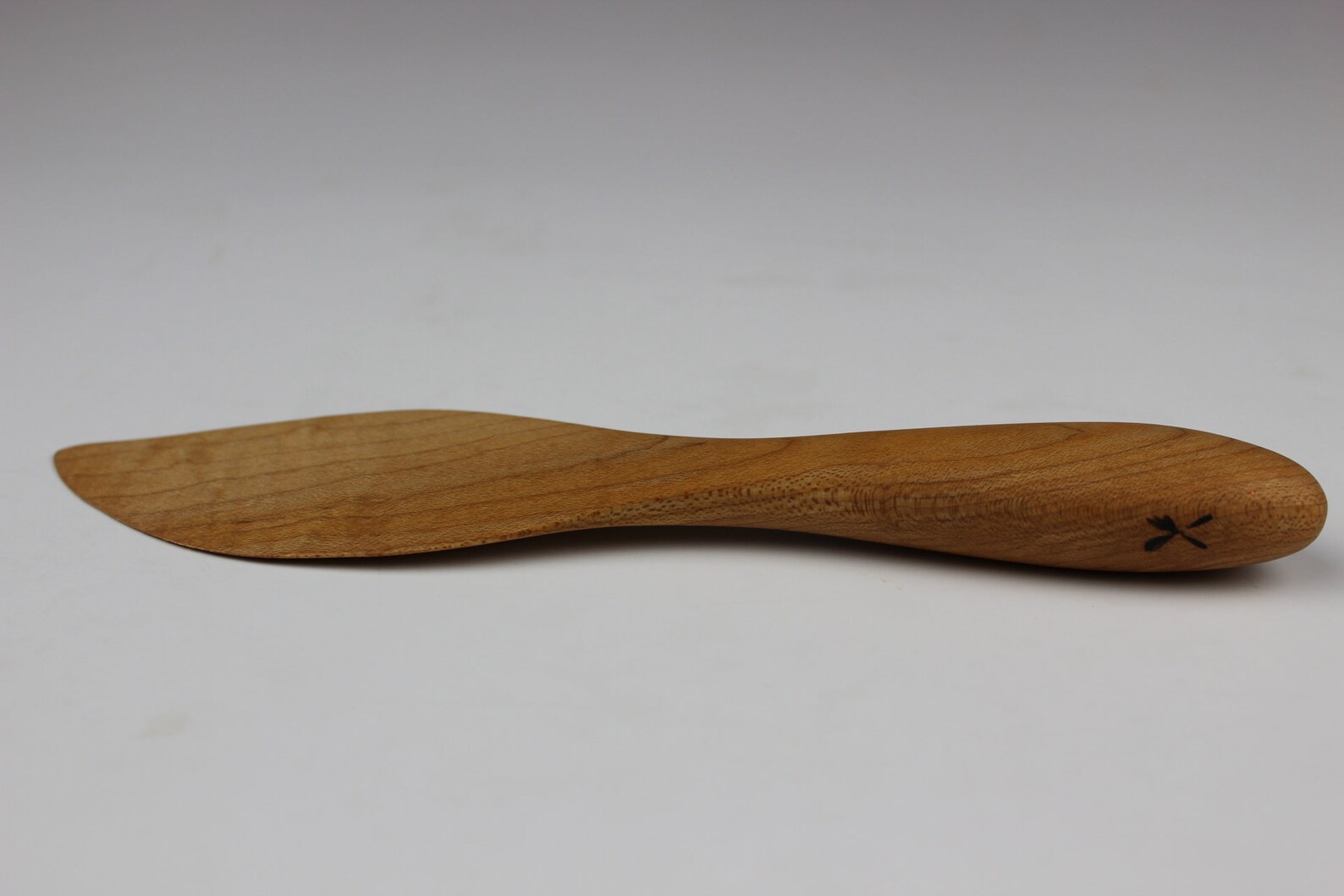 PaintbrushShaped Cheese Knife in Curly Maple Etsy