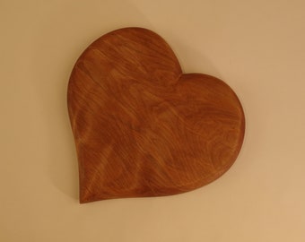 Heart-shaped Board in Flame Red Birch