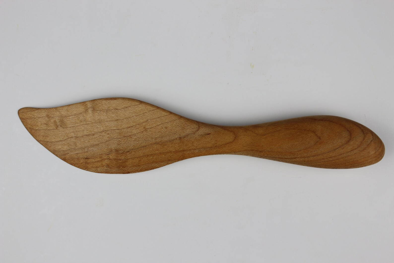 PaintbrushShaped Cheese Knife in Curly Maple Etsy