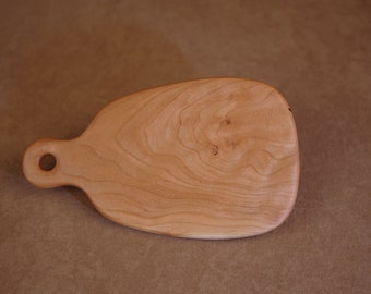 Small Pestle-Shaped Bar Board in Gentle Curly Cherry