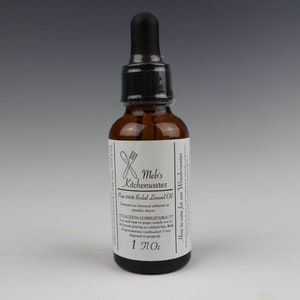 1 Ounce Dropper Bottle Pure 100% Boiled Linseed Oil