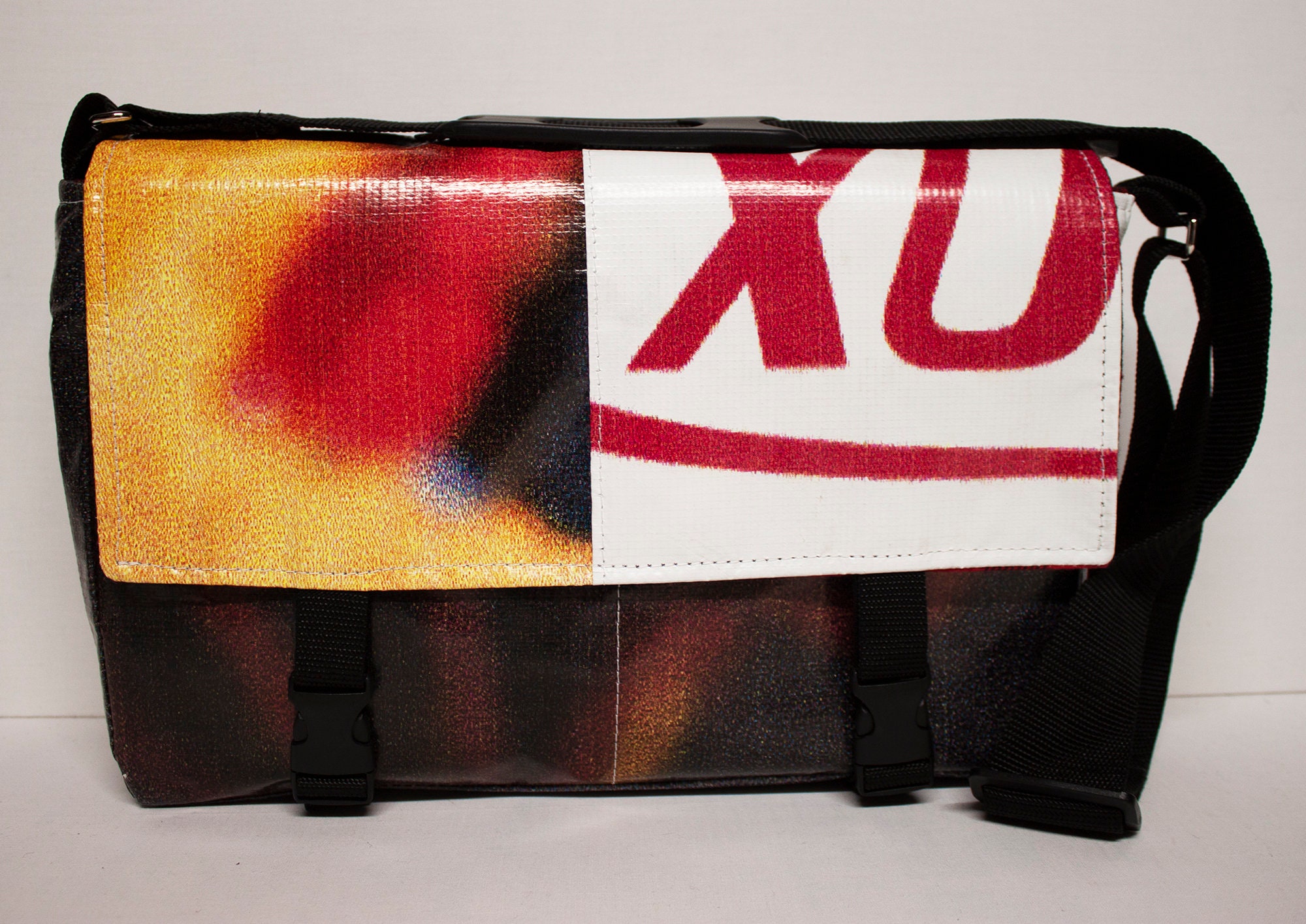 Messenger Bag Recycled Billboard Etsy