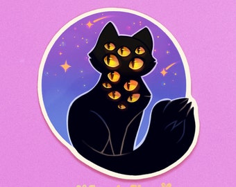 Monster Kitty Sticker