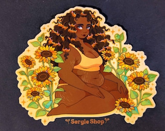 Sparkling Sunflowers - Sticker