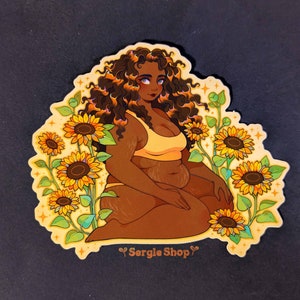 Funkelnde Sonnenblumen - Sticker