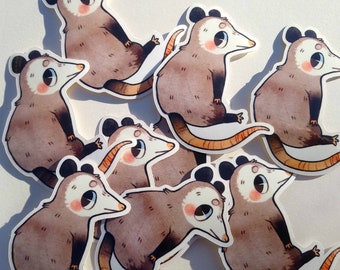 Sitting Possum Sticker