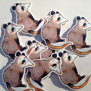 Sitting Possum Sticker