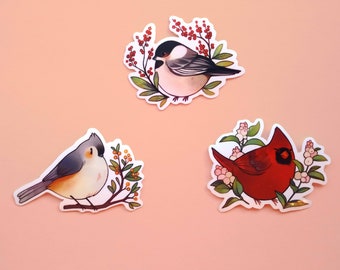 Birds & Berries Stickers