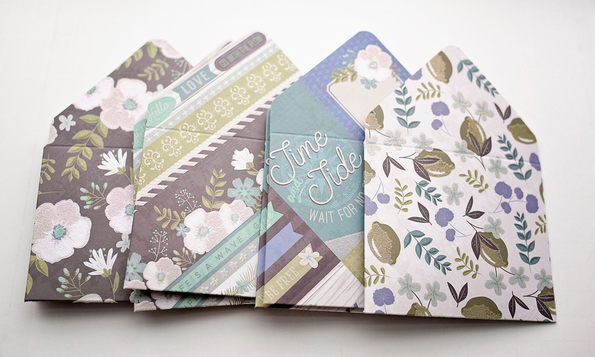 Floral Travel Envelopes, Tip Envelopes, Housekeeping, Thank You, Small