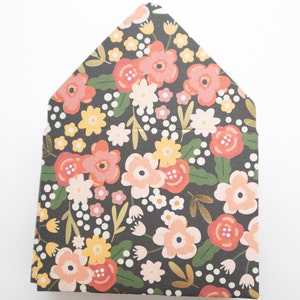 Enveloppes de fleurs de printemps, enveloppes de pourboires, entretien ménager, merci, petites enveloppes, faveur de fête, enveloppe de carte-cadeau