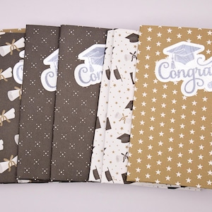 Graduation Congrats Gift Card Pocket Holder Set of 8 Envelope