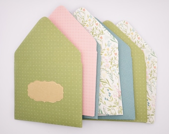 Garden Envelopes Set of 8, tip, housekeeping, gratuity, gift card holder