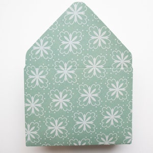 Enveloppes florales abstraites vertes, enveloppes pour pourboires, entretien ménager, merci, petites enveloppes, cadeau, enveloppe pour carte-cadeau, pourboire