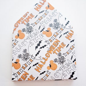 Enveloppes Halloween Time, enveloppes pour pourboires, entretien ménager, merci, petite enveloppe, enveloppe pour carte-cadeau, citrouilles, orange noire, fantômes, Mickey
