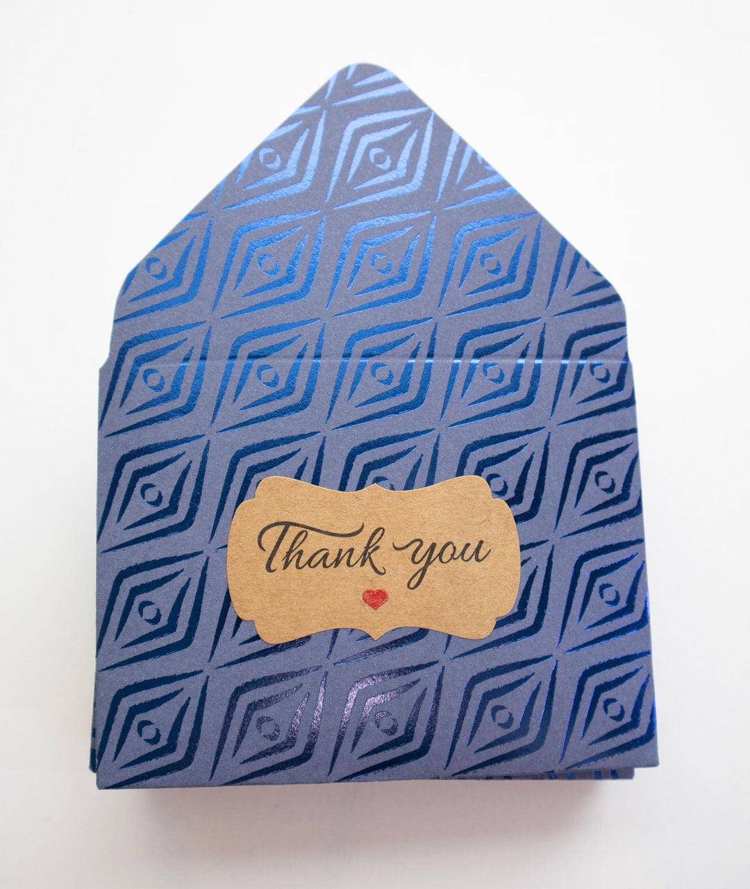 Blue Diamond Thank You Envelopes, Tip Envelopes, Housekeeping, Thank