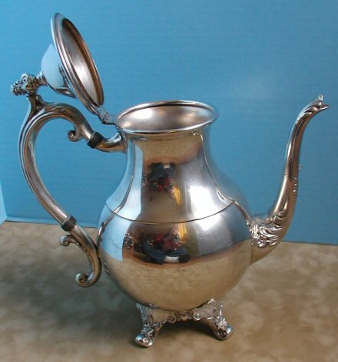 Antique F.B. ROGERS SILVER Co. Teapot 1883 Crown Trademark Etsy