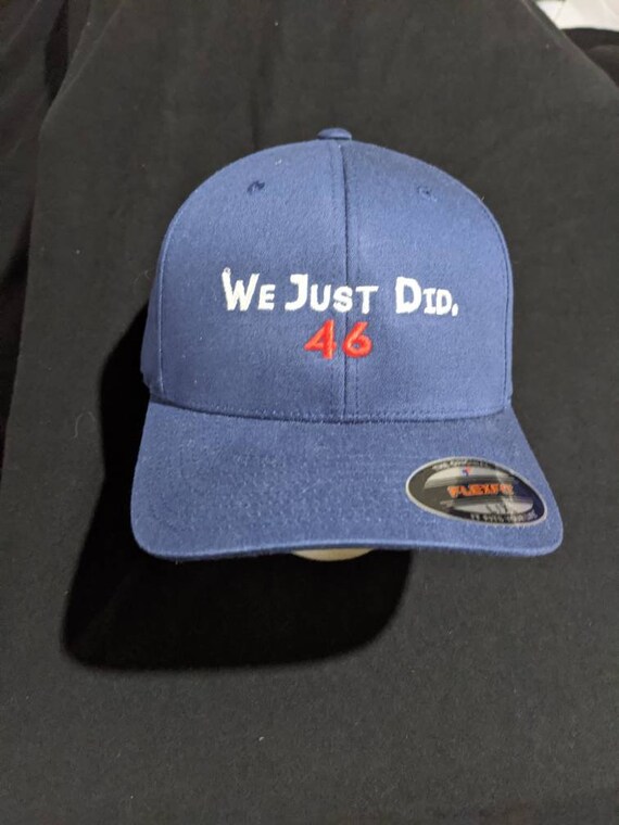 46 Embroidered Hat. Flexfit. - Etsy