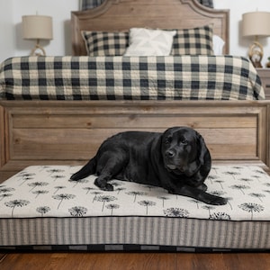 x-large high-density foam dog bed for superior support