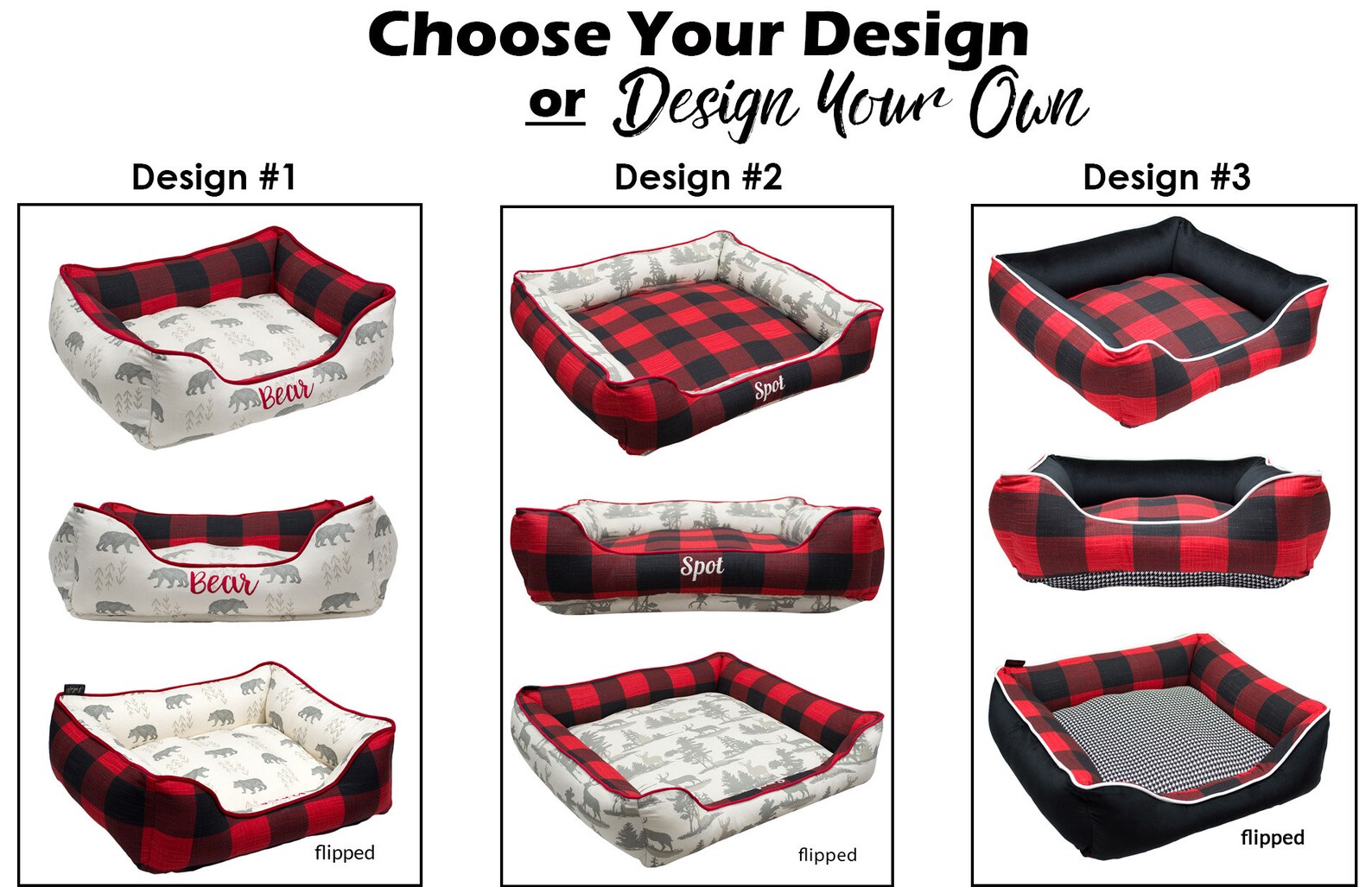 Buffalo Check Dog Bed Buffalo Plaid Dog Bed Large German Etsy