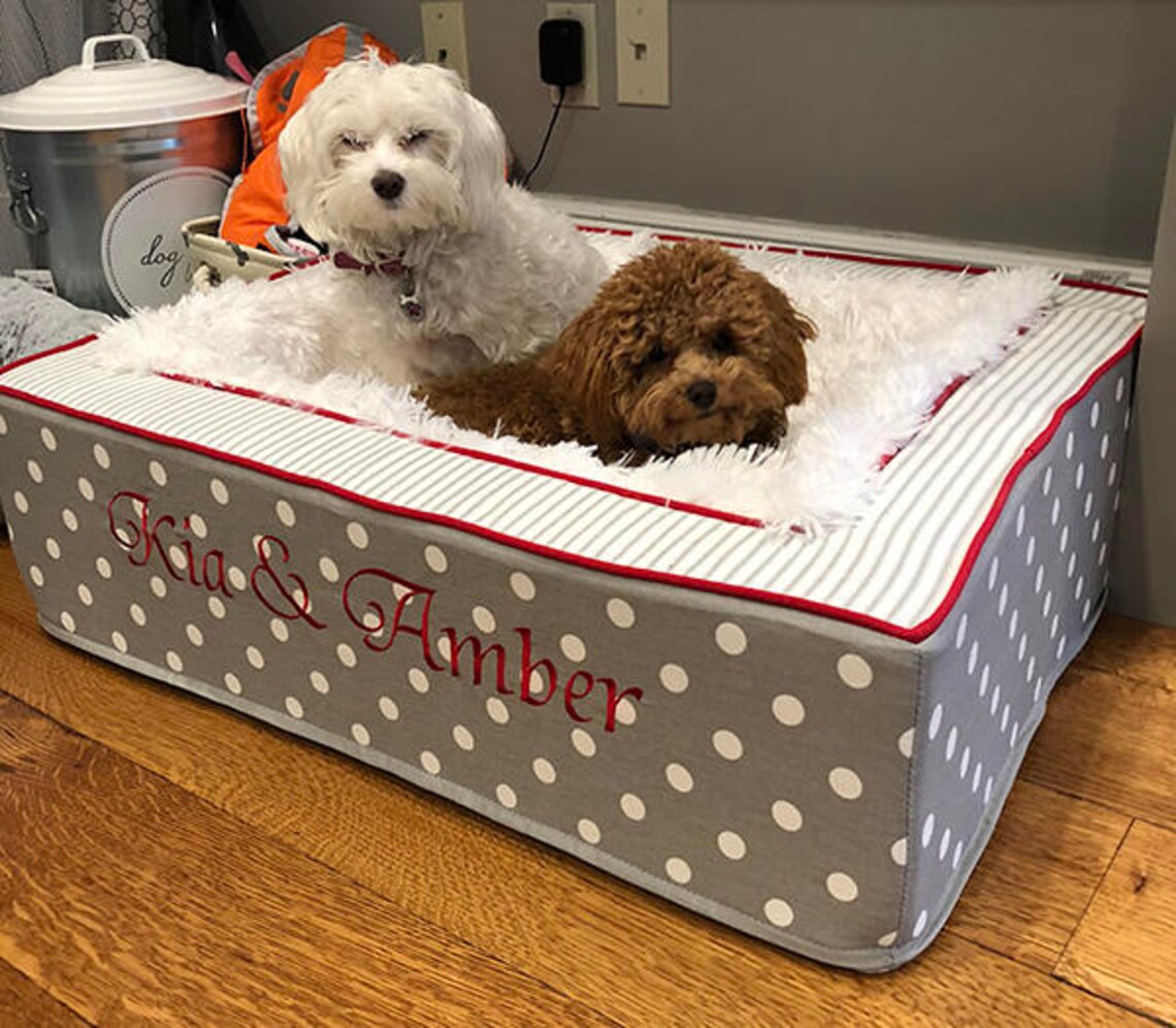 Luxury dog bed custom dog beds personalized dog lover gift Etsy