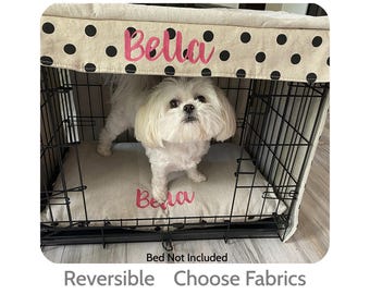 Dog Crate Cover, Custom Kennel Covers, Personlized Small to Large