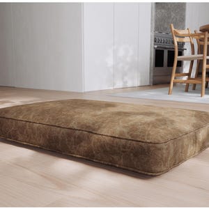 rustic mesa faux cowhide cushion