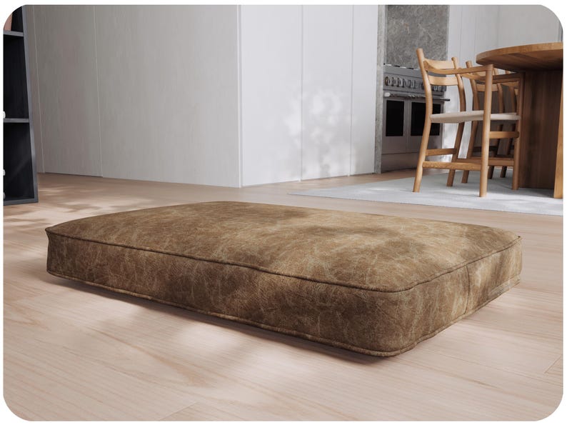 rustic mesa faux cowhide cushion