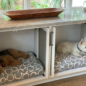 matching custom size dog beds