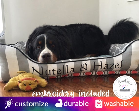 Extra Large Dog Bed Xl Bernese Mountain Dog Xlarge Dog Bed Etsy