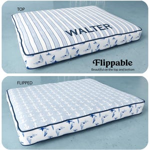 flippable bed design. two looks in one