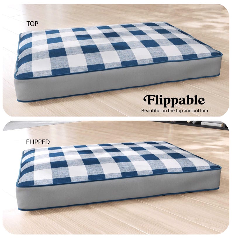 flippable bed design. You can use both sides