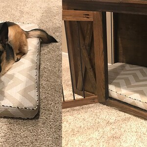 custom size wood crate bed