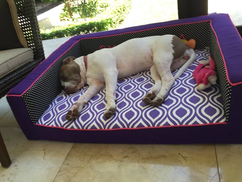Cute Custom Dog Bed Personalized With Name Designer Dog Bed Etsy